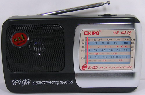Радиоприёмник KIPO KB-408АС (AC&DC) сетев./2R20