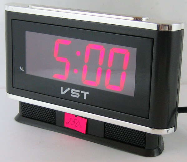 Часы-будильник электронные VST-721-1 (крас. циф.)