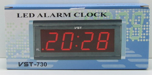 Часы-будильник электронные VST-730-1 (кр. циф.)