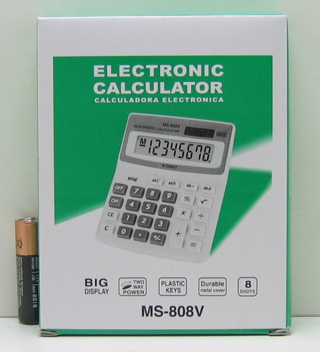 Калькулятор 808V (MS 808V) 8 разр. сред.
