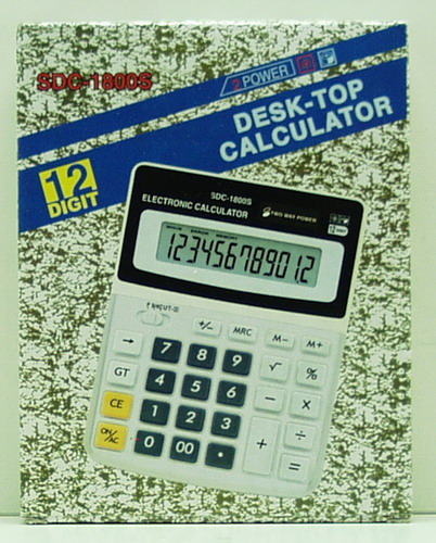 Калькулятор 1800 (SDC-1800) 12 разр. сред.