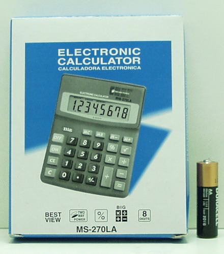 Калькулятор 270 (MS-270LA) 8 разр. сред.