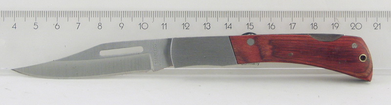 Нож 9011 (003C) малый деревяная ручка раскладной