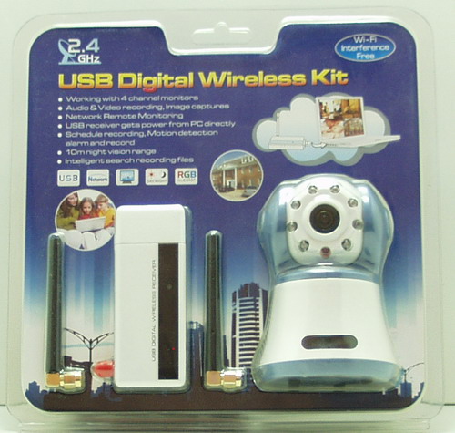 ВИДЕОкамера  цв. №2401 2,4G (бесп.) USB