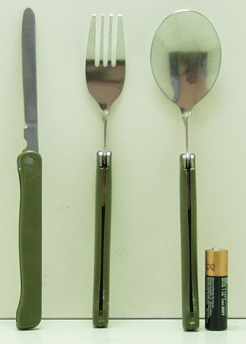Туристический набор №608 (вилка, ложка, нож)