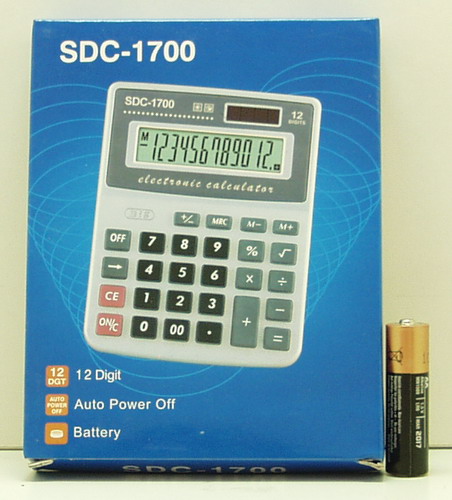 Калькулятор 1700 (SDC-1700) 12 разр. сред. 