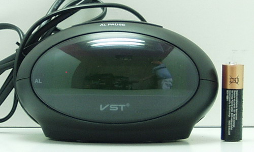 Часы-будильник электронные VST-711-4 (ярк. зел. циф.)