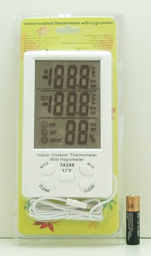 Термометр цифровой с датчиков на улицу  TA-298