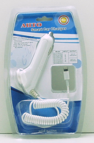 Зарядное устройство для IPHONE 5 авто 5V 1A C-21