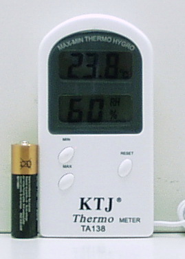 Термометр + гигрометр цифровой с датч. на улицу  TA-138