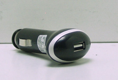 Зарядное устройство (USB) 5V 1A прикур. №1023B-2