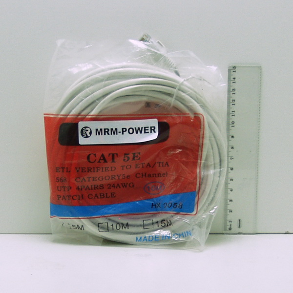 Кабель UTP (патч-корд) 5E 10м MR-10M