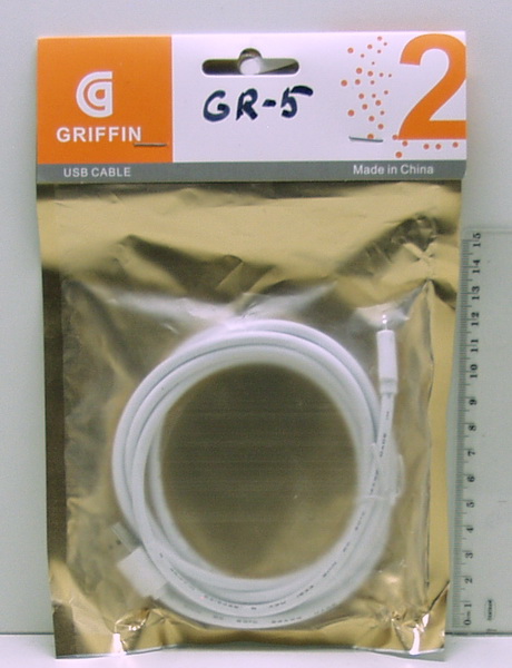Кабель LIGHTNING GR-5 GRIFFIN 2м в пакете