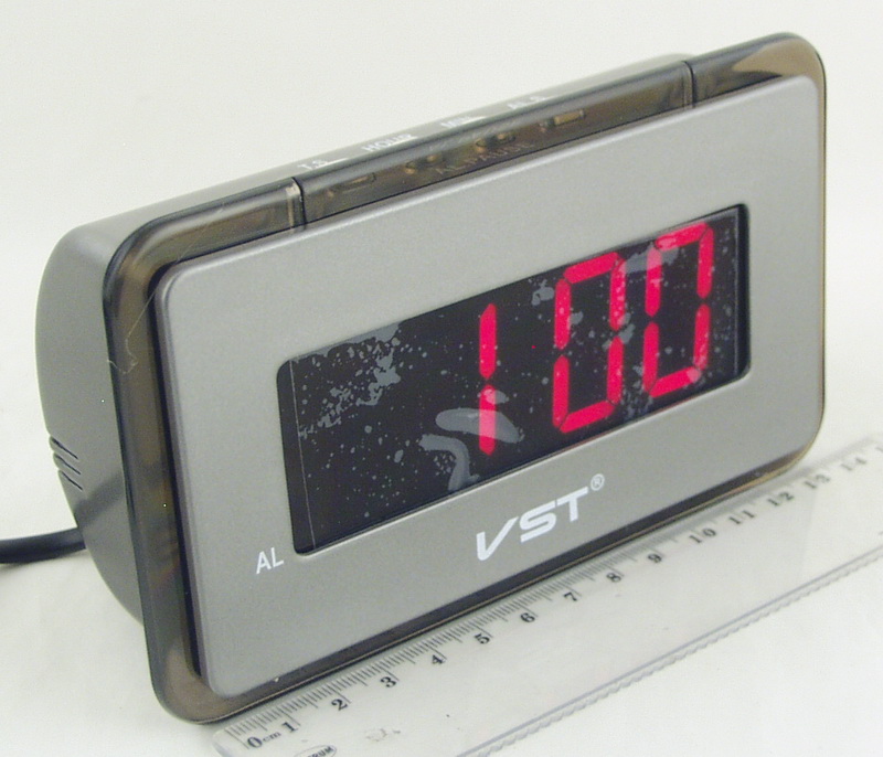 Часы-будильник электронные VST-728-1 (крас. циф.)
