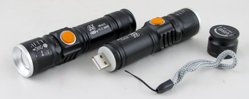 Фонарь светодиодный FA-515-T6 USB (1 мощ. акк.) zoom