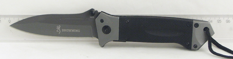 Нож 73 (DA-73) раскладной BROWNING черный