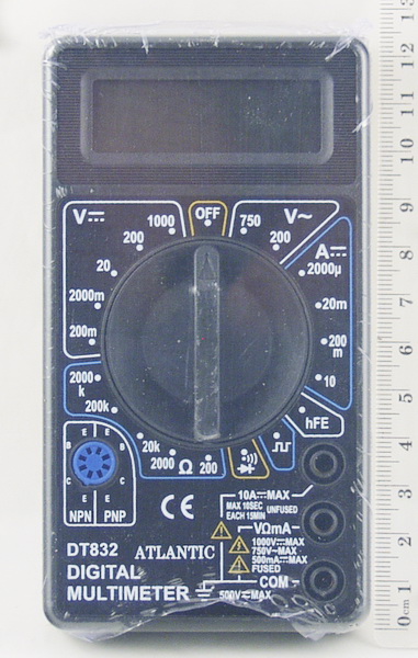 Цифровой Мультиметр DT-832 (I сорт)
