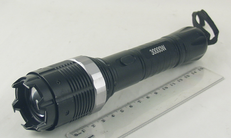Электрошокер с фонариком  (1ярк.+ шнур220V + аккум.) zoom №2014-2