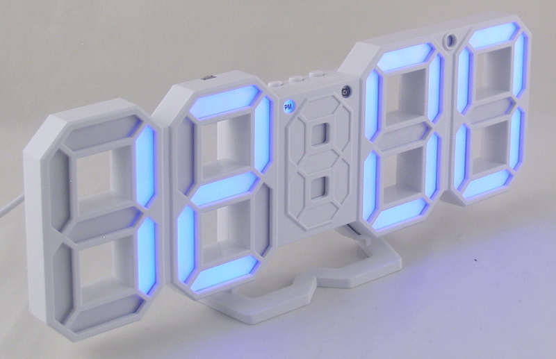 Часы-будильник электронные VST-883-5 (синие циф.)