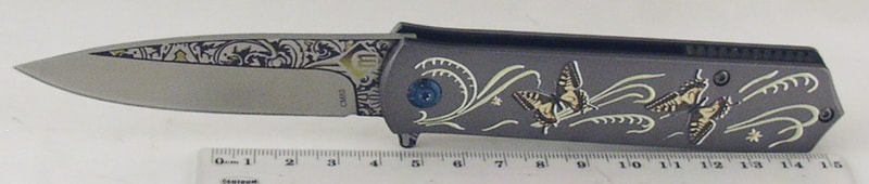 Нож 83 (CM-83). раскладной с металлической ручкой