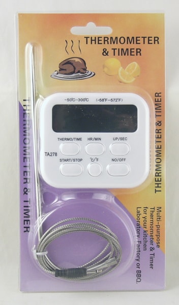 Термометр пищевой TA-278 с таймером