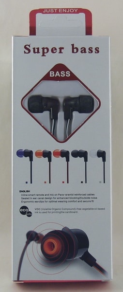 Наушники  с микроф. ME-21  вакуум. в кор.