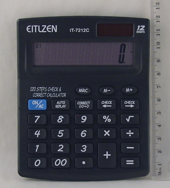 Калькулятор 7212 (IT-7012C) 12 разр. сред. CHECK