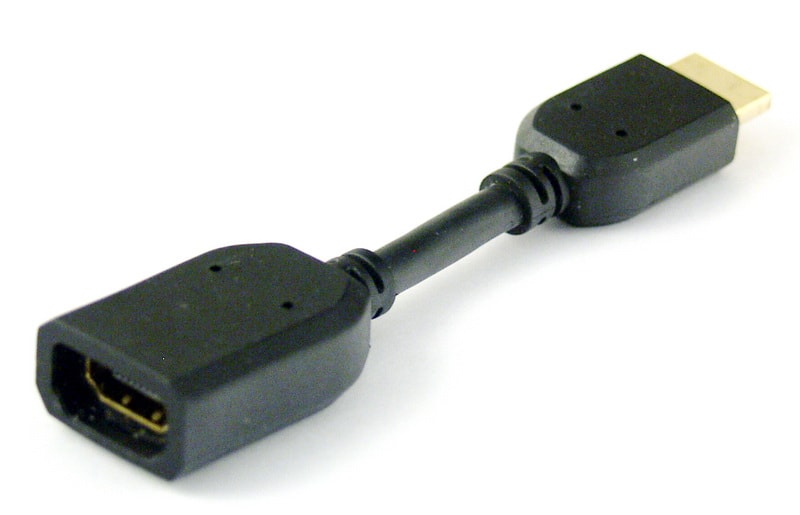 Переходник  HDMI M-F 100mm H-03