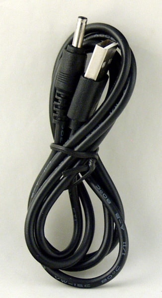 Кабель USB-штекер 3,5*1,35 1м D-09