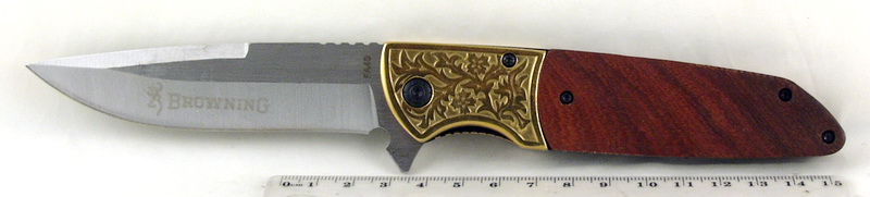 Нож 40 (FA-40) раскладной, деревяная ручка