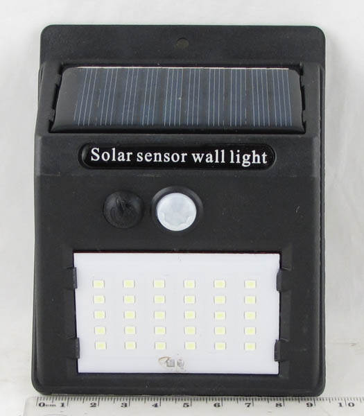 Светодиодный светильник YG-1281-30(HG-30) с датчиком движения 30 ламп с солнечной батареей
