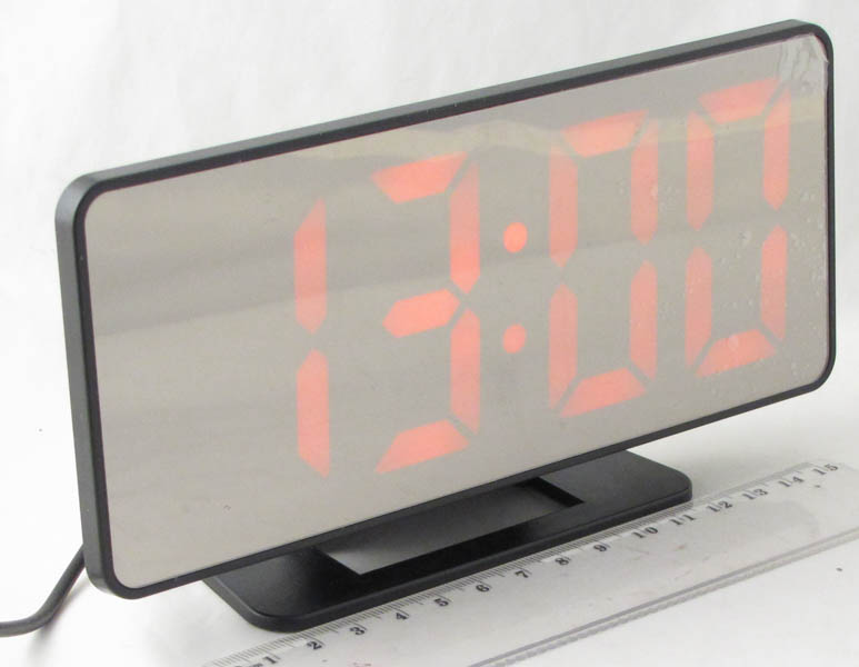 Часы-будильник электронные VST-888-1 (крас. циф)