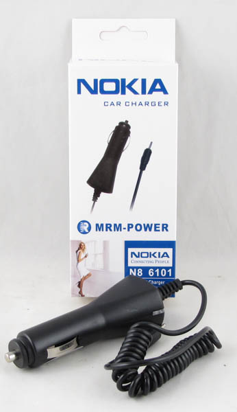 Зарядное устройство (авто) для NOKIA тонк. штек. N8 6101