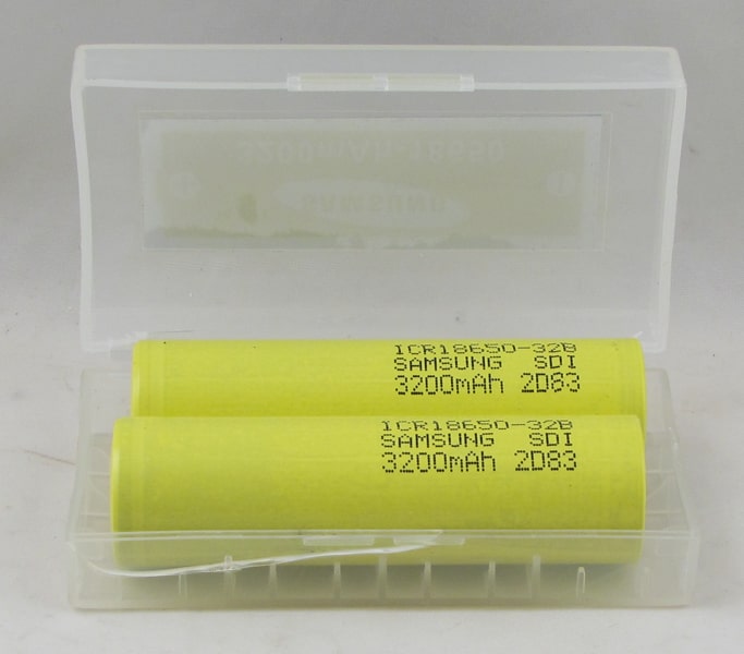 Аккумулятор 18650 3200mA SAMSUNG промышленные (по 2шт) желтые