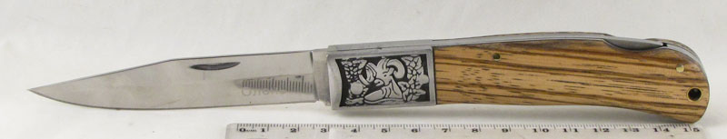 Нож 3017 (FB-3017) раскладной с деревяной ручкой