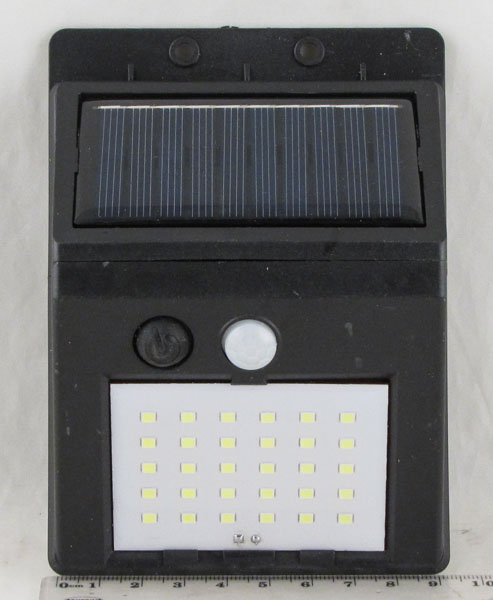 Светодиодный светильник YG-1555-30 с датчиком движения 30 ламп с солнечной батареей