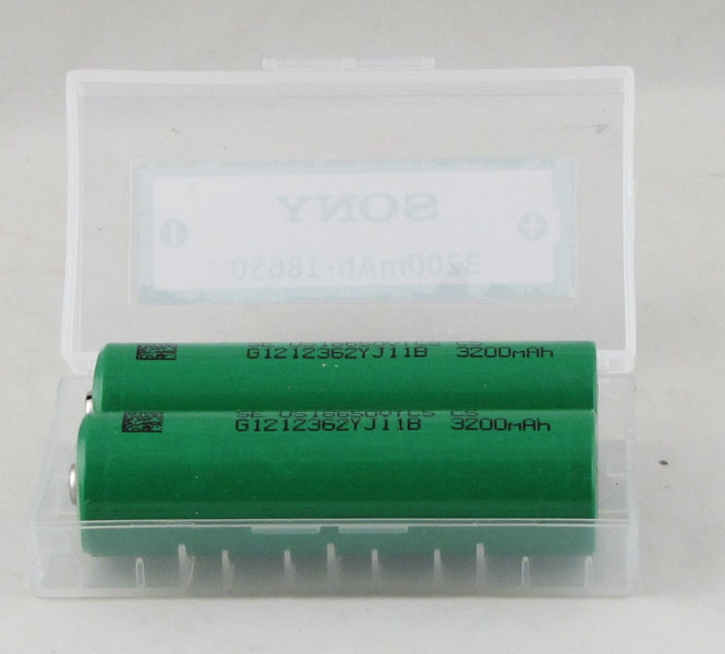 Аккумулятор 18650 3200mA SONY бытовые (по 2шт) зеленые