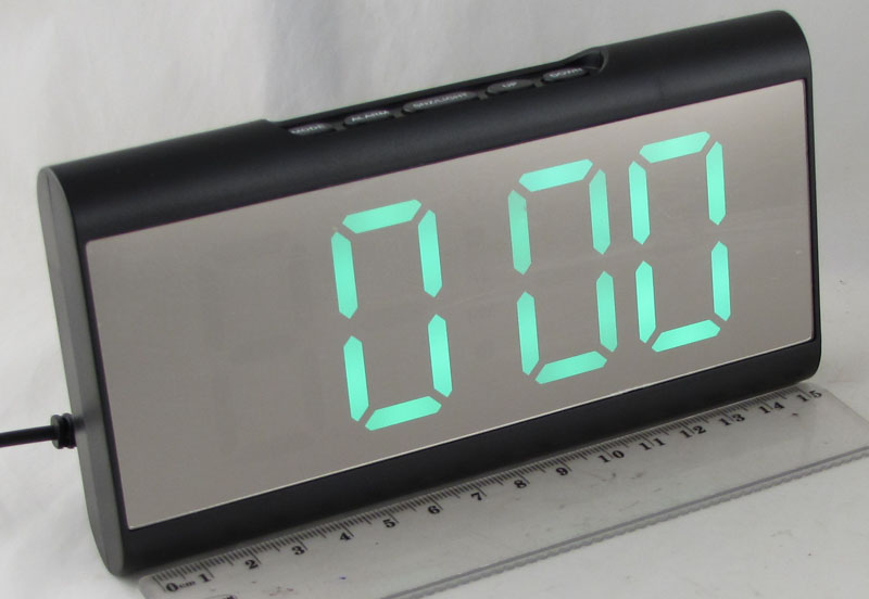 Часы-будильник электронные DS-6098-2 (зеленые цифры)