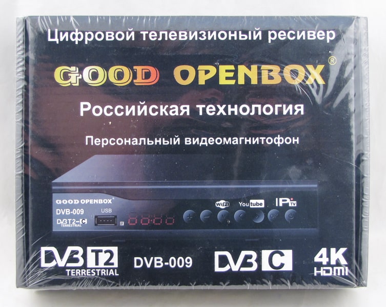 Цифровая приставка DVB-T2 DVB-009 4K