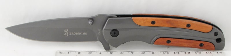 Нож 43 (DA-43) раскладной, деревяная ручка