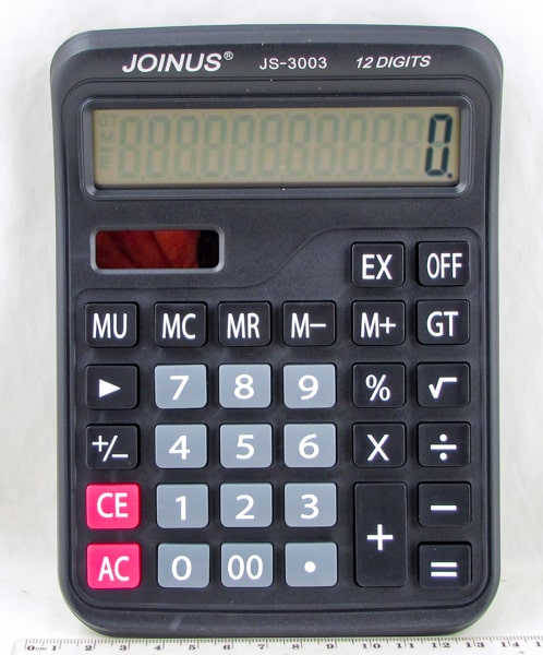 Калькулятор 3003 (JS-3003) 12 разр. больш. экран