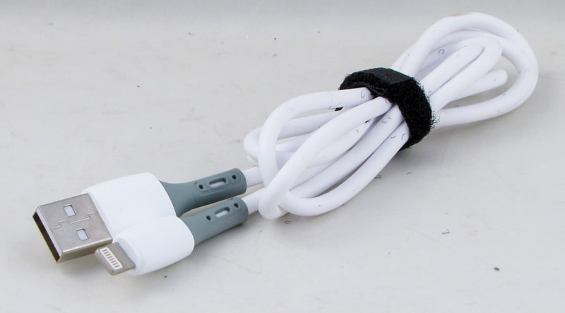 Кабель LIGHTNING 1м G-06-IP силиконовый белый