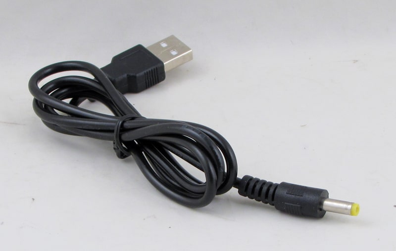 Кабель USB-штекер 4,0*1,7 L-24 1м