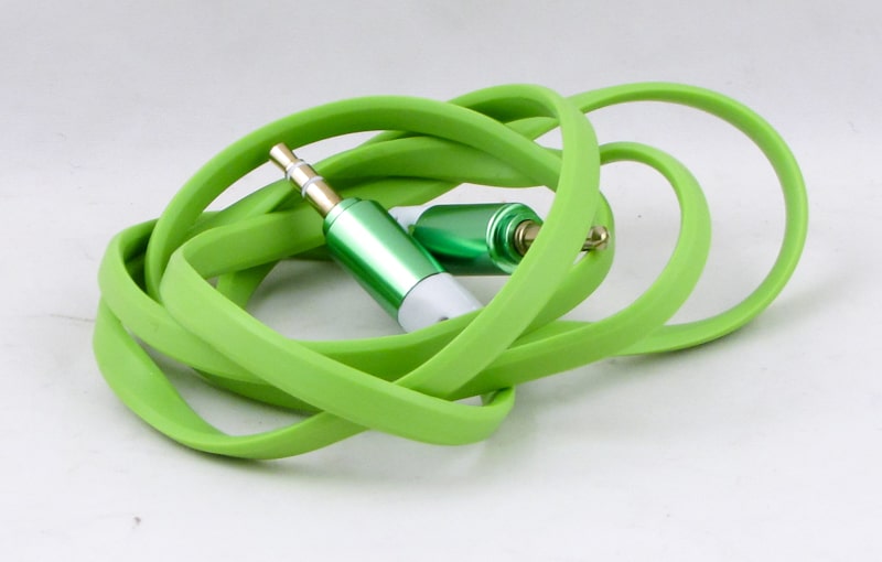 Шнур AUX (Джек 3,5 - Джек 3,5) 1м GRIFFIN JD-50 зеленый