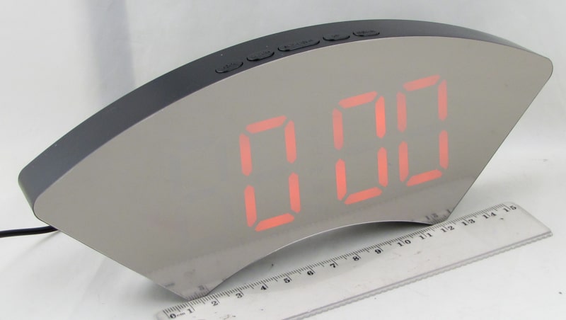 Часы-будильник электронные DS-6096 (красные цифры)
