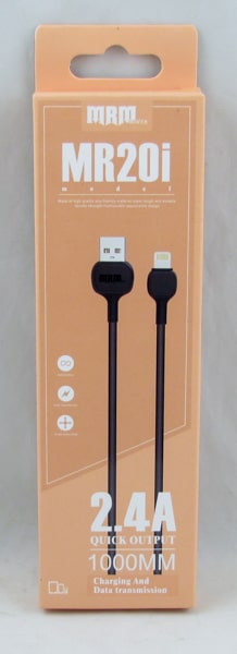 Кабель LIGHTNING 1м MR-20-IP 2,4A черный
