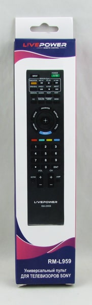 Пульт универсальный ТВ RM-L959 для SONY ??