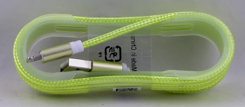 Кабель LIGHTNING IP-1,5 1,5м зеленый на катушке
