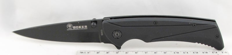 Нож 055 (B-055B) раскладной черный