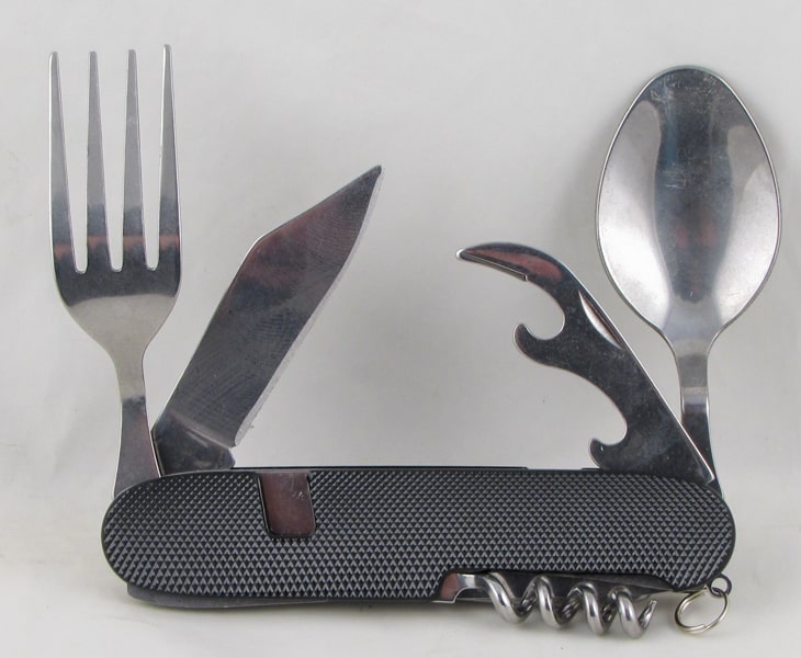 Туристический набор CP-059S (вилка, ложка, нож)